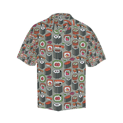 Sushi Print Design LKS301 Men's Hawaiian Shirt