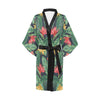 Bird Of Paradise Pattern Print Design BOP09 Women Kimono Robe