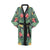 Bird Of Paradise Pattern Print Design BOP09 Women Kimono Robe