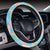 Butterfly Pattern Print Design 05 Steering Wheel Cover with Elastic Edge