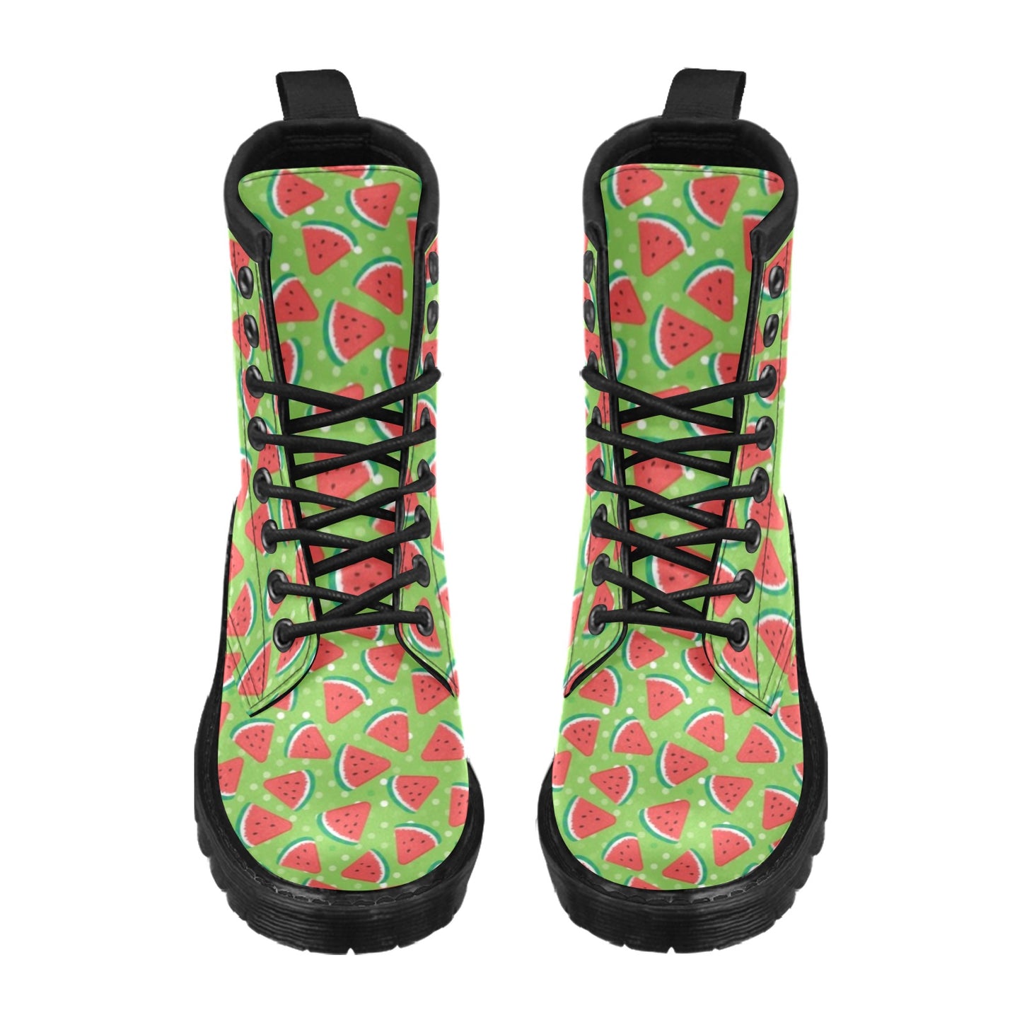 Watermelon Pattern Print Design WM05 Women's Boots