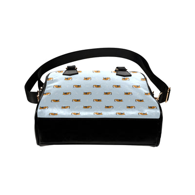 Beagle Pattern Print Design 06 Shoulder Handbag