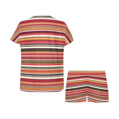 Serape Print Design LKS301 Women's Short Pajama Set
