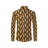 Cheetah Pattern Print Design 03 Men's Long Sleeve Shirt