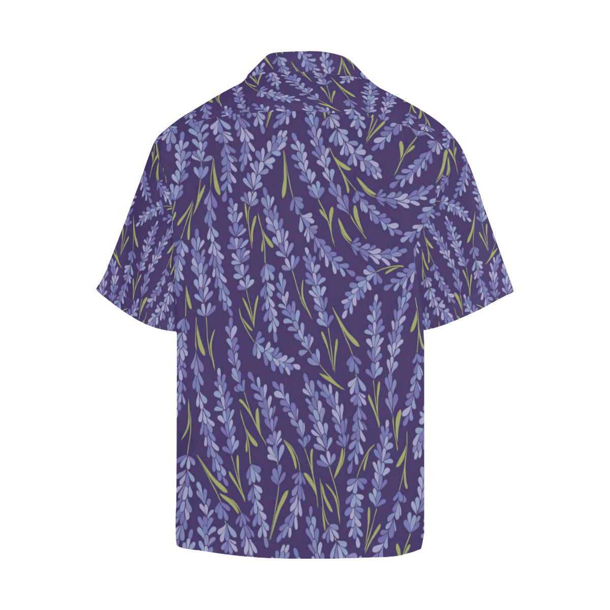 Lavender Pattern Print Design 03 Men's Hawaiian Shirt