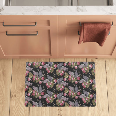 Angel Wings Pattern Print Design 06 Kitchen Mat