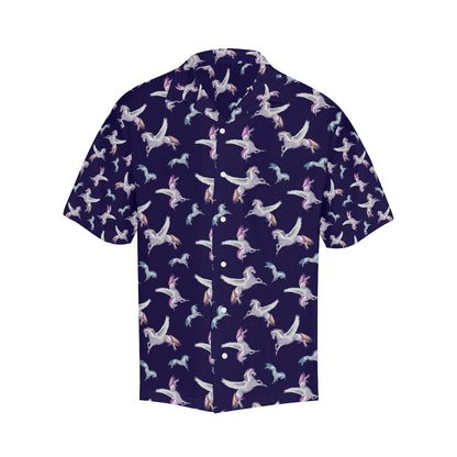Pegasus Pattern Print Design 02 Men's Hawaiian Shirt