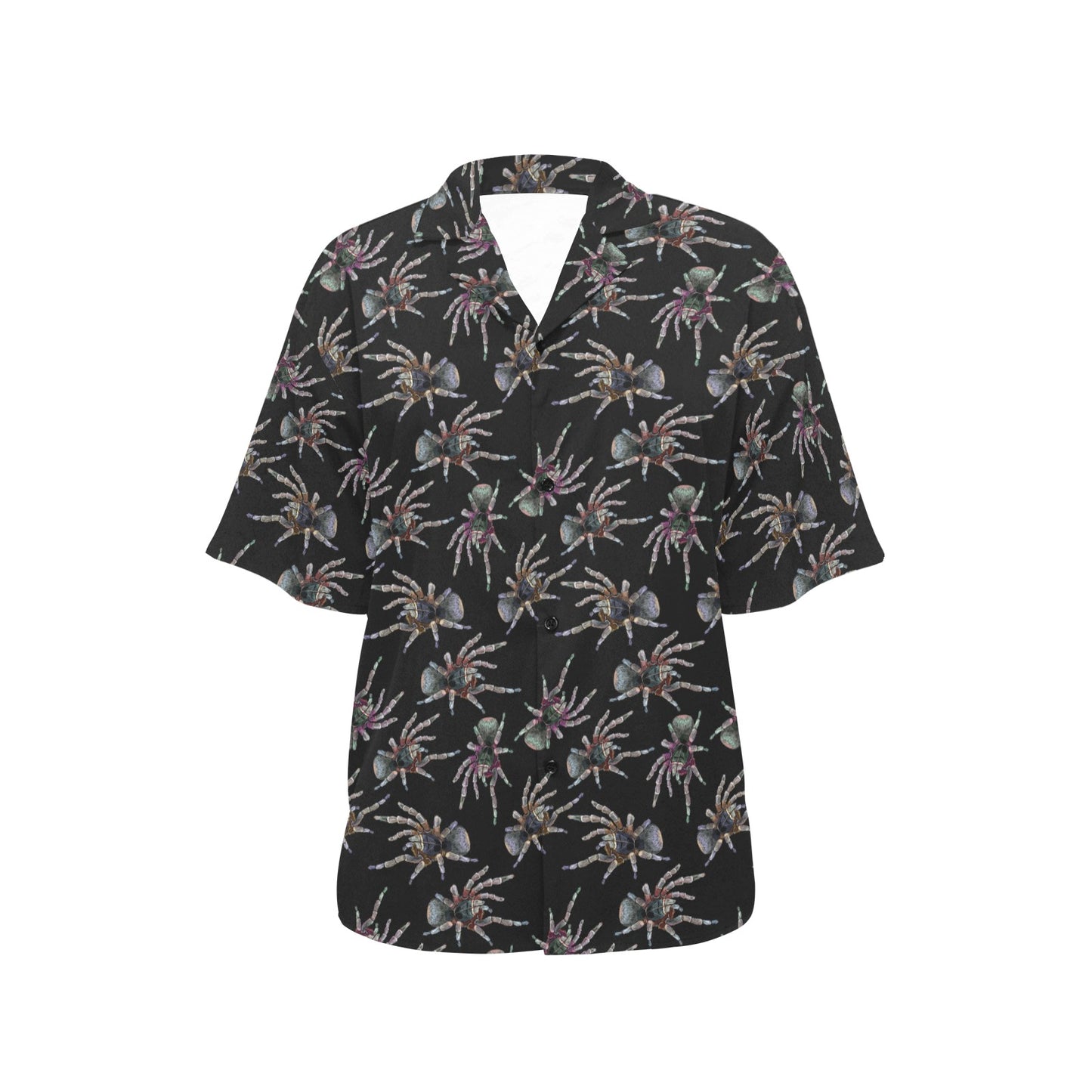 Tarantula Print Design LKS402 Women's Hawaiian Shirt