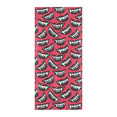 Vampire Lips Print Design LKS305 Beach Towel 32" x 71"