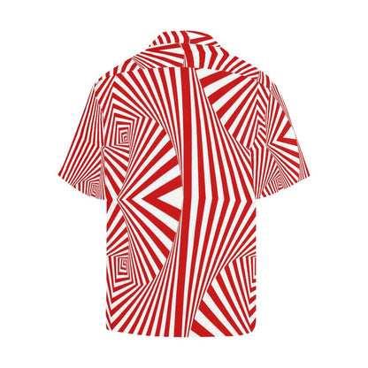 Vortex Print Design LKS304 Men's Hawaiian Shirt