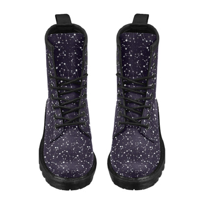 Zodiac Star Pattern Design Print Women's Boots