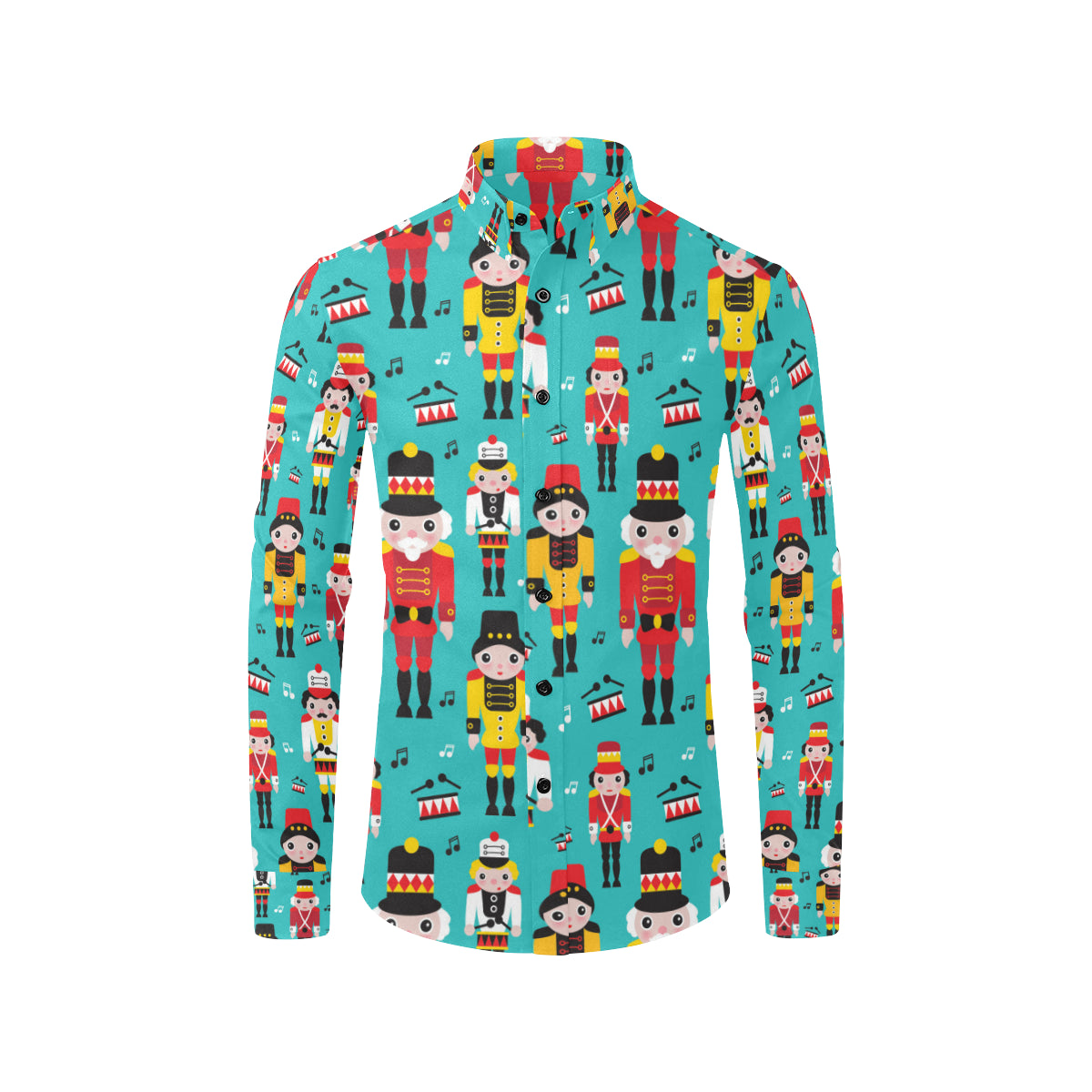 Nutcracker Pattern Print Design A03 Men's Long Sleeve Shirt