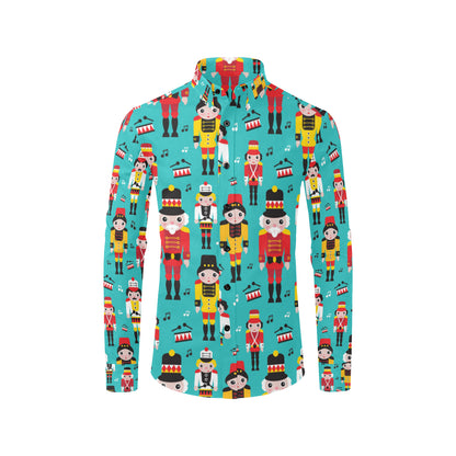 Nutcracker Pattern Print Design A03 Men's Long Sleeve Shirt
