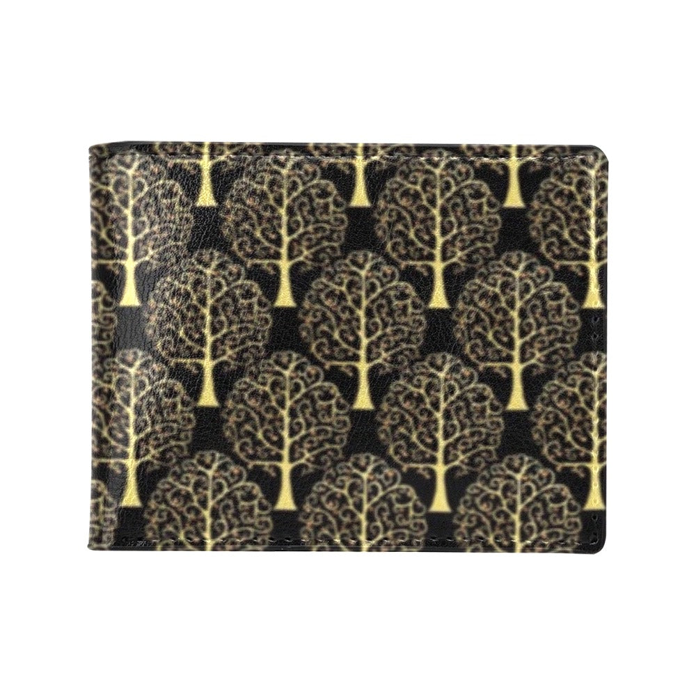 Tree Of Life Print Design LKS302 Men's ID Card Wallet