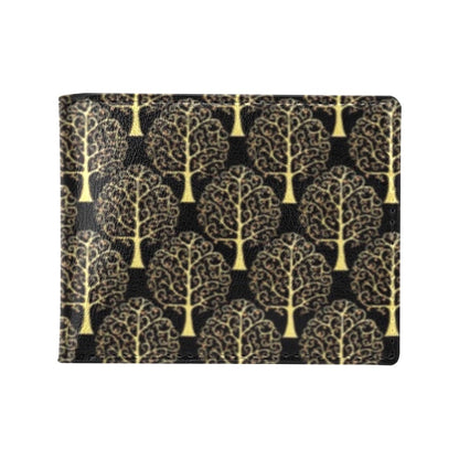 Tree Of Life Print Design LKS302 Men's ID Card Wallet