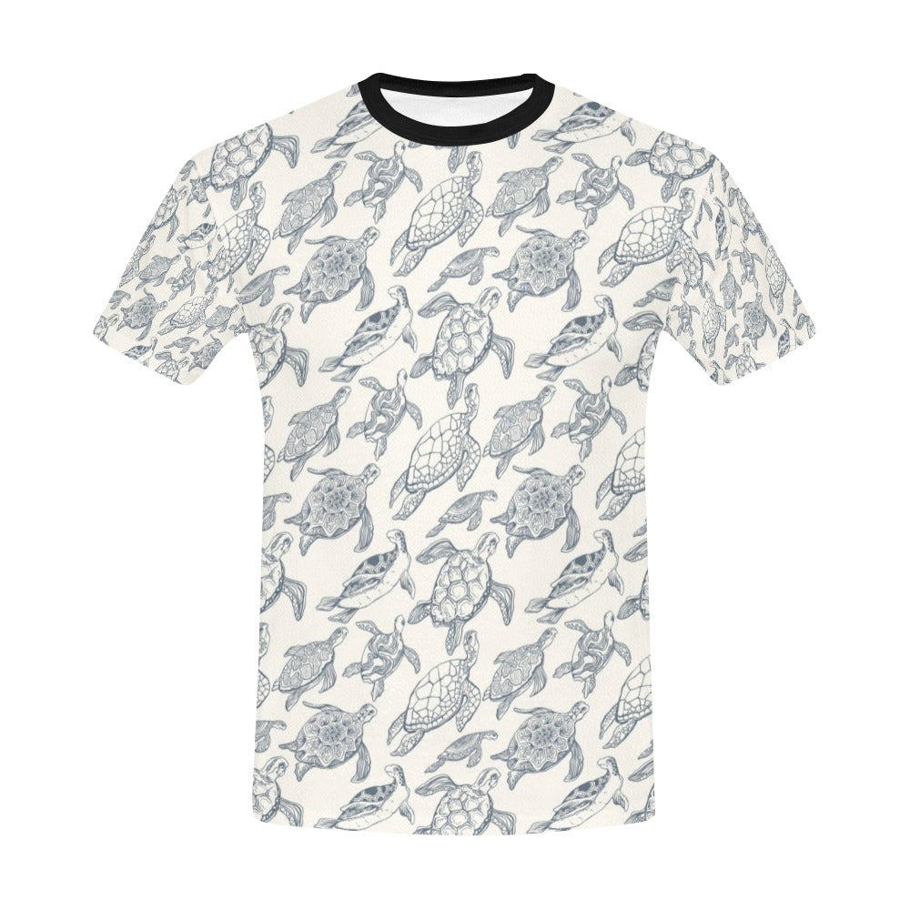 Sea Turtle Print Design LKS304 Men's All Over Print T-shirt