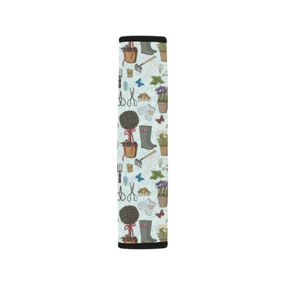 Gardening Pattern Print Design G01 Car Seat Belt Cover