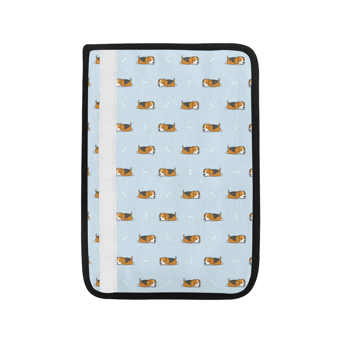 Beagle Pattern Print Design 06 Car Seat Belt Cover