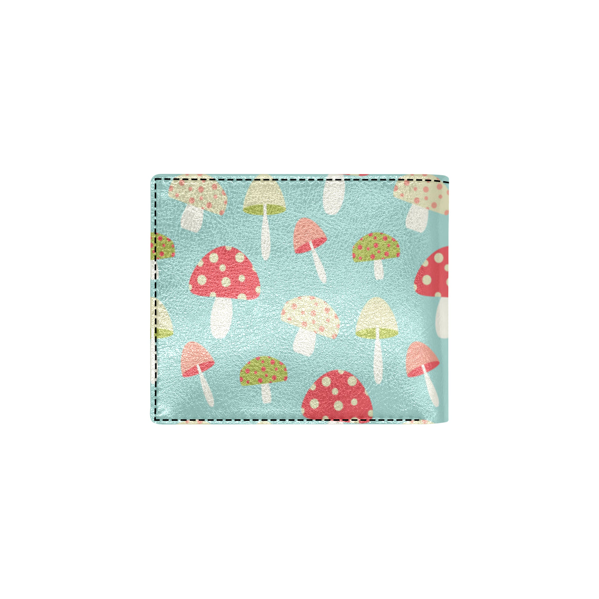 Mushroom Pattern Print Design A01 Men's ID Card Wallet