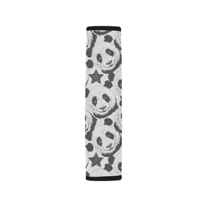 Panda Pattern Print Design A02 Car Seat Belt Cover