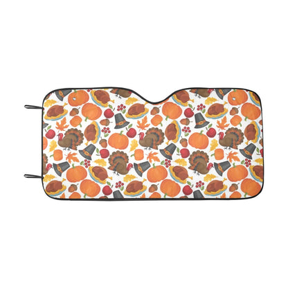 Thanksgiving Print Design LKS304 Car front Windshield Sun Shade