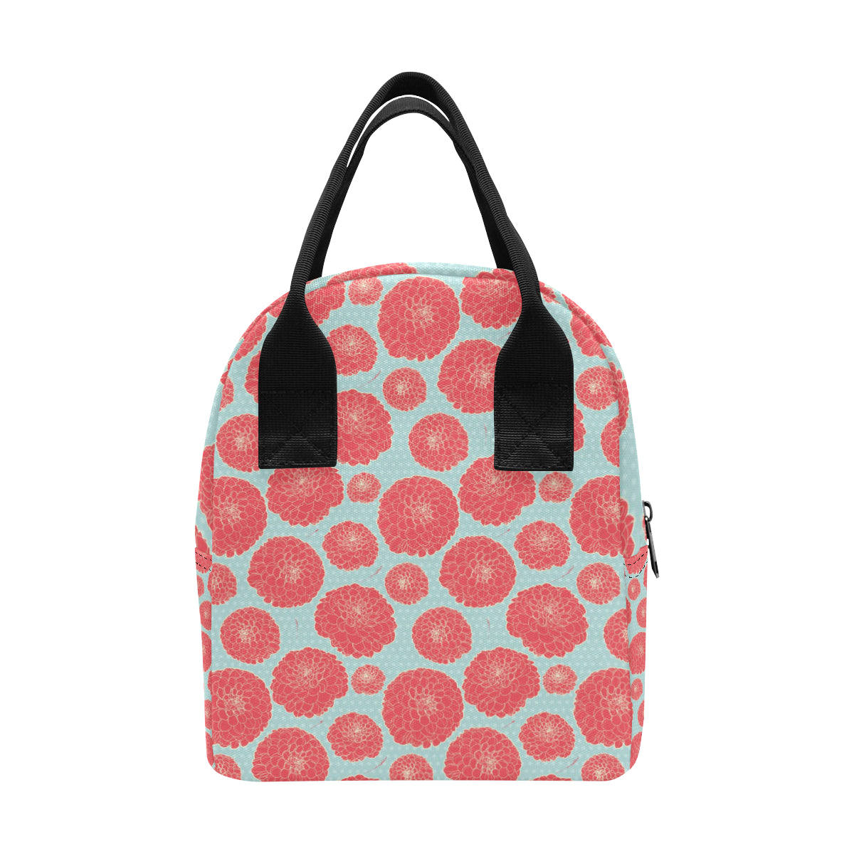 Marigold Pattern Print Design MR03 Insulated Lunch Bag