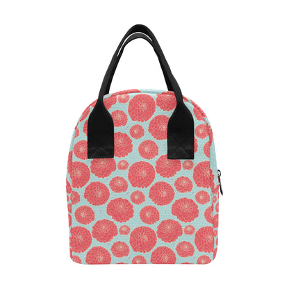 Marigold Pattern Print Design MR03 Insulated Lunch Bag