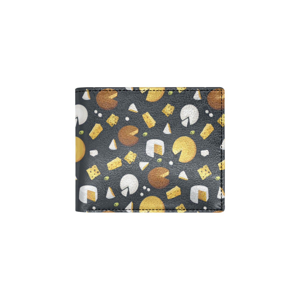 Cheese Pattern Print Design 03 Men's ID Card Wallet