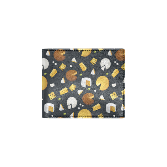 Cheese Pattern Print Design 03 Men's ID Card Wallet
