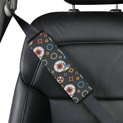 Mechanic Pattern Print Design 01 Car Seat Belt Cover