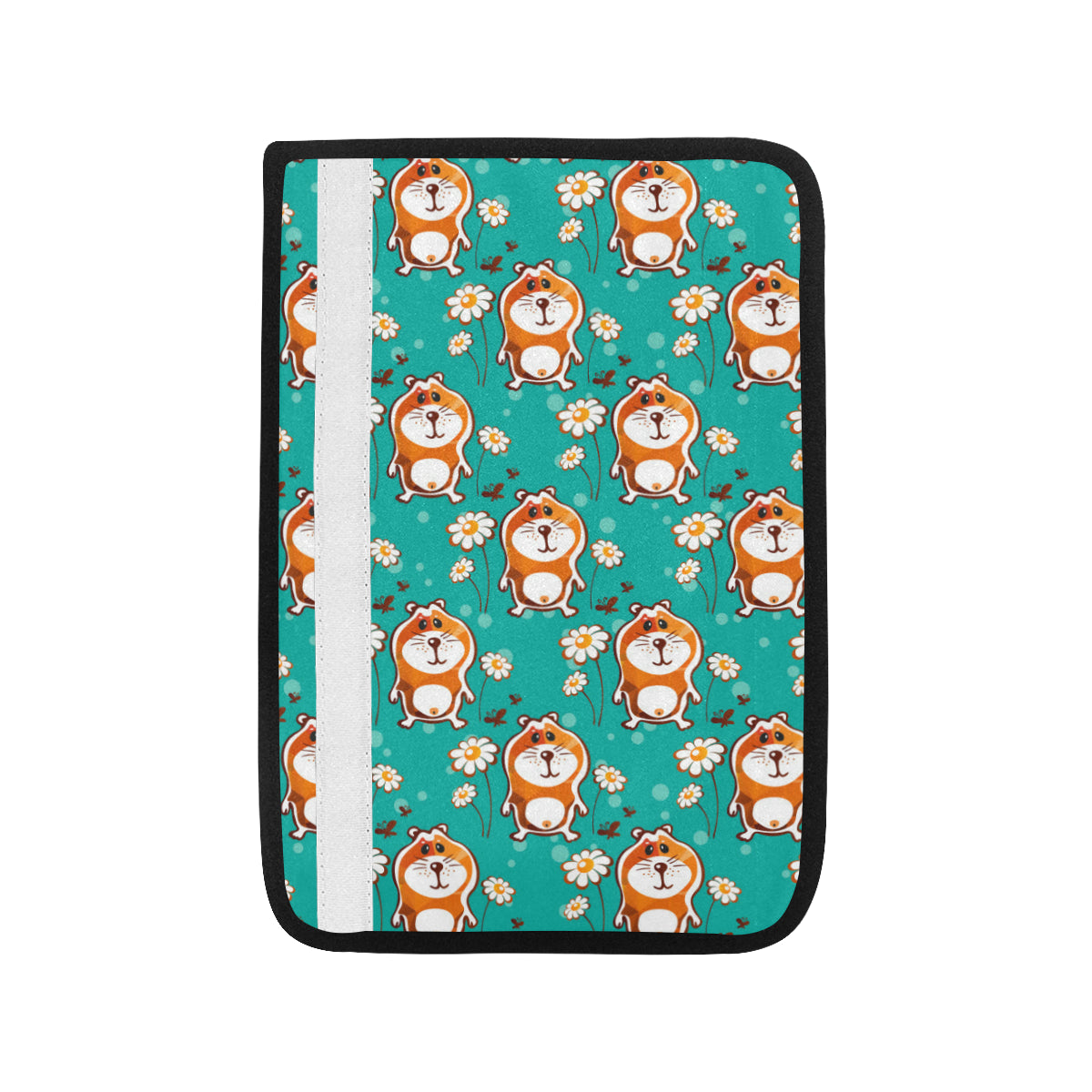 Hamster Pattern Print Design 01 Car Seat Belt Cover