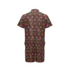 Bohemian Pattern Print Design 01 Men's Romper