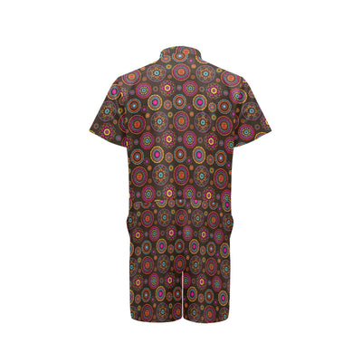 Bohemian Pattern Print Design 01 Men's Romper