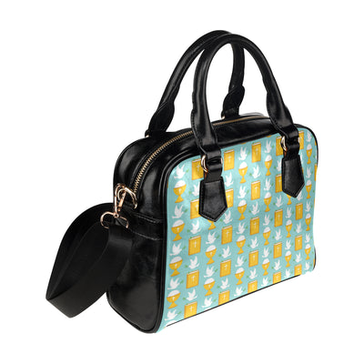 Christian Pattern Print Design 02 Shoulder Handbag