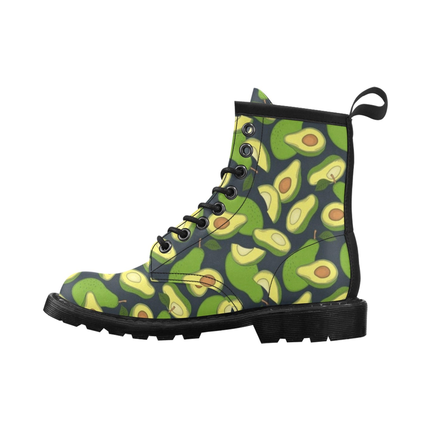 Avocado Pattern Print Design AC013 Women's Boots