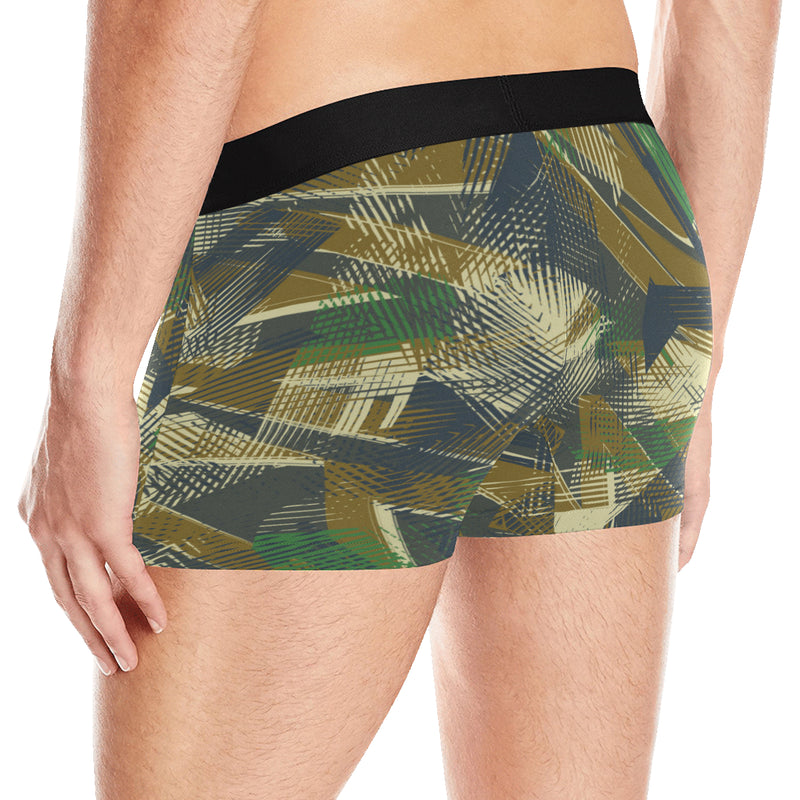 Military Camouflage Pattern Print Design 01 Men's Boxer Briefs