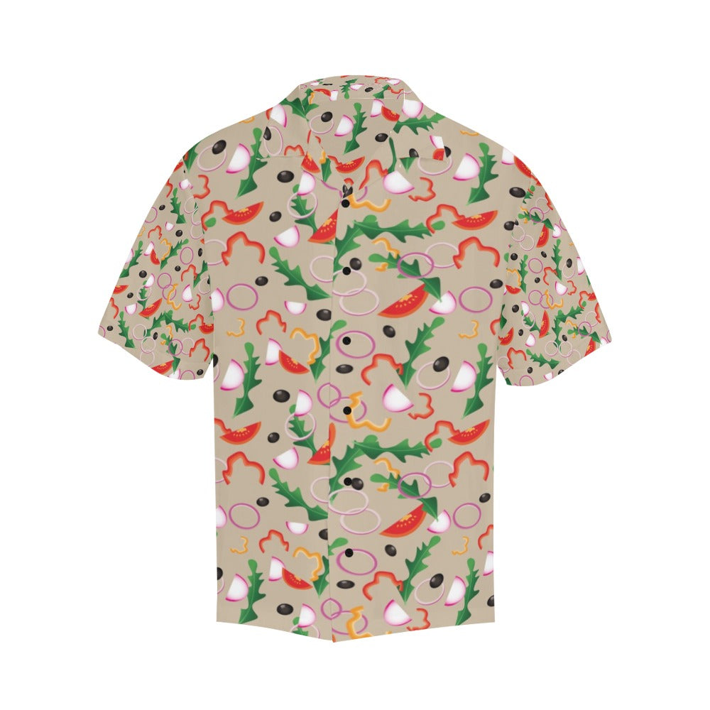 Salad Print Design LKS303 Men's Hawaiian Shirt