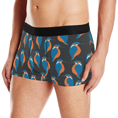 Kingfisher Pattern Print Design 03 Men's Boxer Briefs