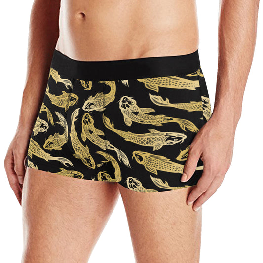 KOI Fish Pattern Print Design 03 Men's Boxer Briefs