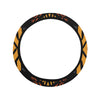 Kente Pattern Print Design 05 Steering Wheel Cover with Elastic Edge