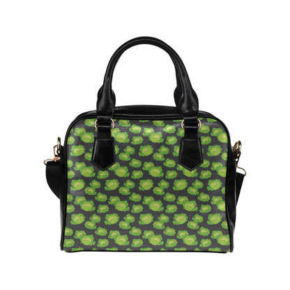 Cabbage Pattern Print Design 01 Shoulder Handbag