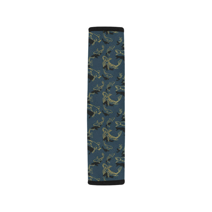 Koi Carp Gold Design Themed Print Car Seat Belt Cover