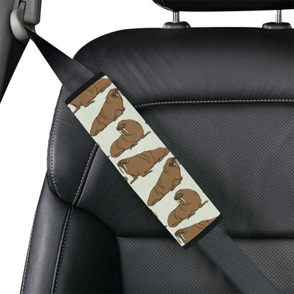 Walrus Pattern Print Design 03 Car Seat Belt Cover