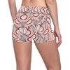 Apple Pattern Print Design AP04 Yoga Shorts