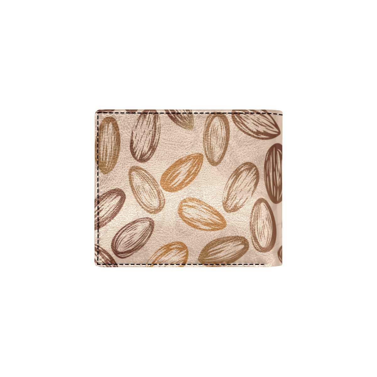 Almond Pattern Print Design 02 Men's ID Card Wallet