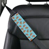 Brow Sea Turtle Print Pattern Car Seat Belt Cover