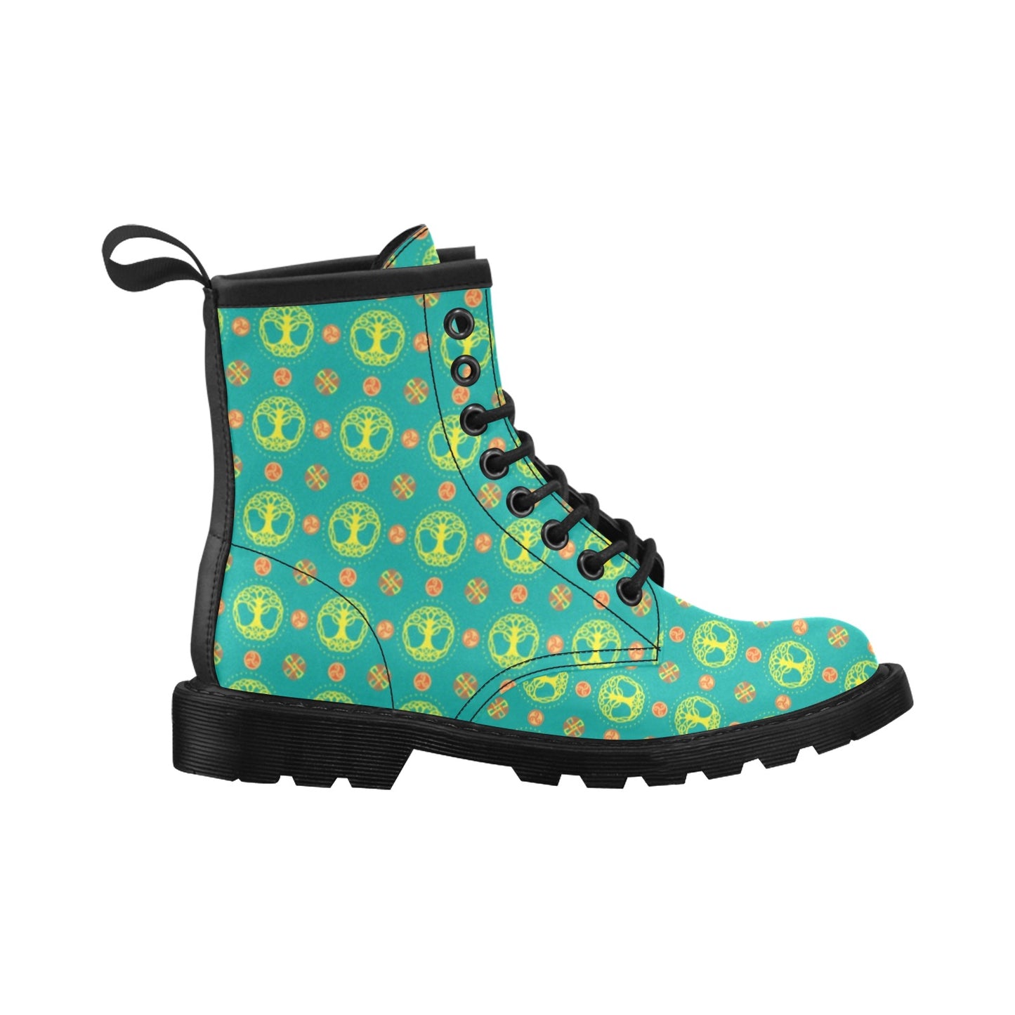 Celtic Tree of Life Print Pattern Women's Boots