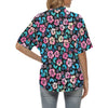 Pink Hibiscus Hawaiian Flower Women's Hawaiian Shirt