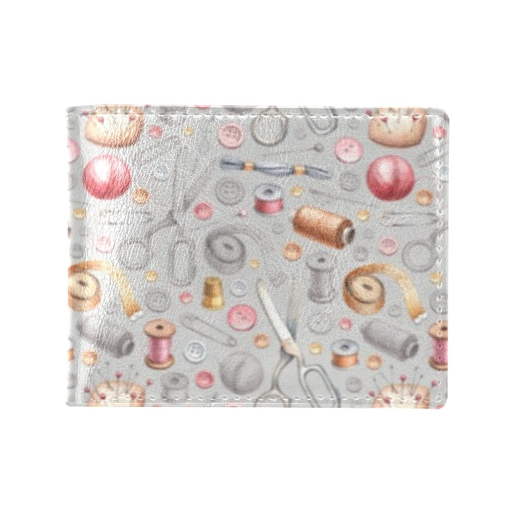 Sewing Equipment Print Design LKS302 Men's ID Card Wallet