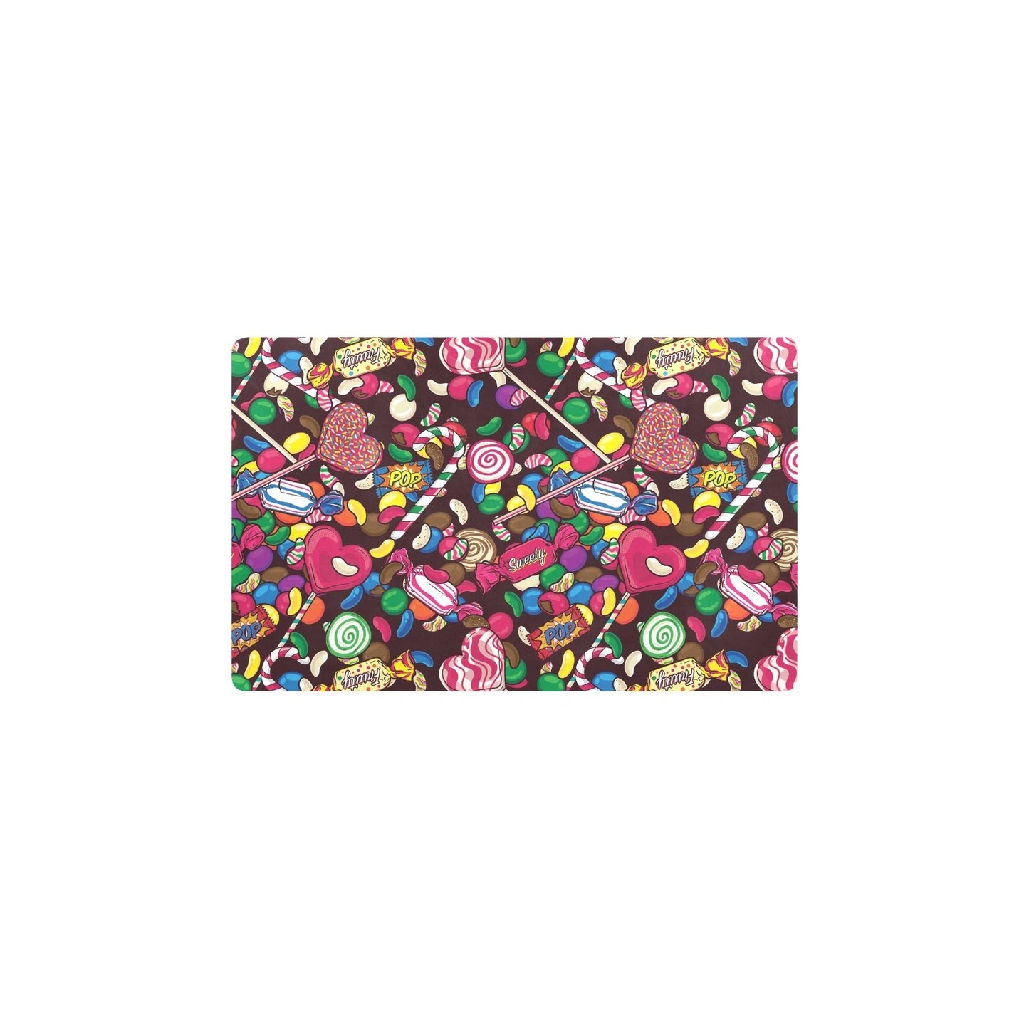 Candy Pattern Print Design CA02 Kitchen Mat
